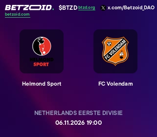 Helmond Sport - FC Volendam