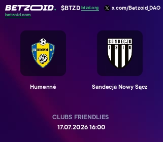Humenné - Sandecja Nowy Sącz