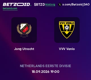 Jong Utrecht - VVV Venlo