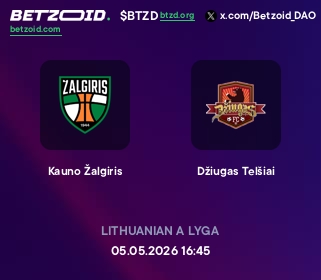 Kauno Žalgiris - Džiugas Telšiai