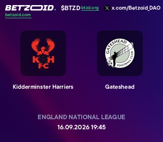 Kidderminster Harriers - Gateshead