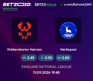 Kidderminster Harriers - Hartlepool