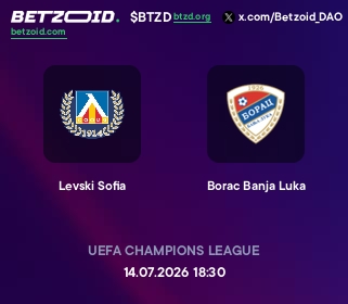 Levski Sofia - Borac Banja Luka