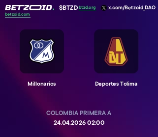Millonarios - Deportes Tolima