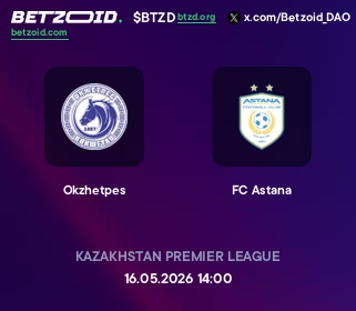 Okzhetpes - FC Astana