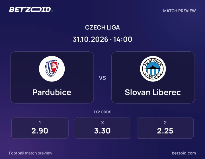 Pardubice – Slovan Liberec Pardubice – Slovan Liberec: obrázek k utkání v soutěži Česká liga.