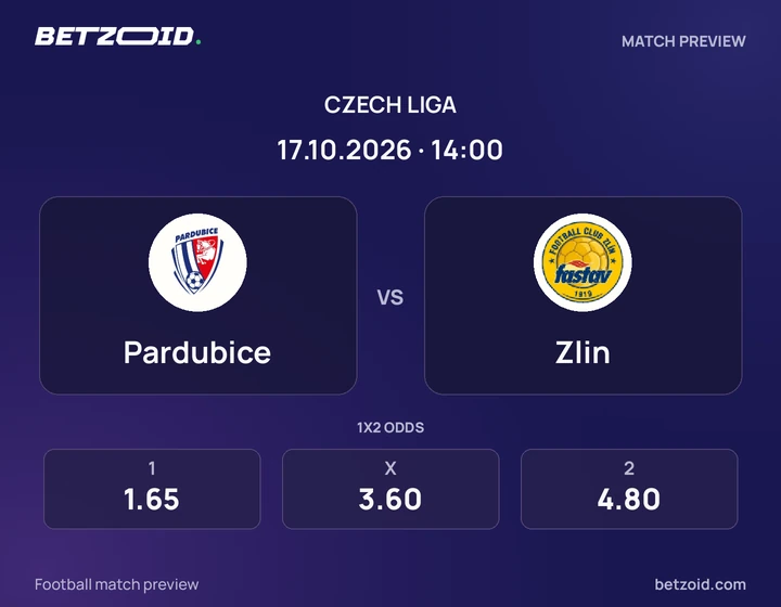 Pardubice – Zlin: obrázek k utkání v soutěži Česká liga.