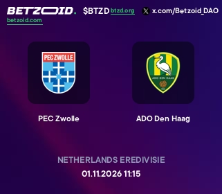 PEC Zwolle - ADO Den Haag