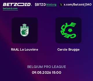 RAAL La Louvière - Cercle Brugge