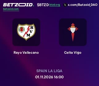 Rayo Vallecano - Celta Vigo