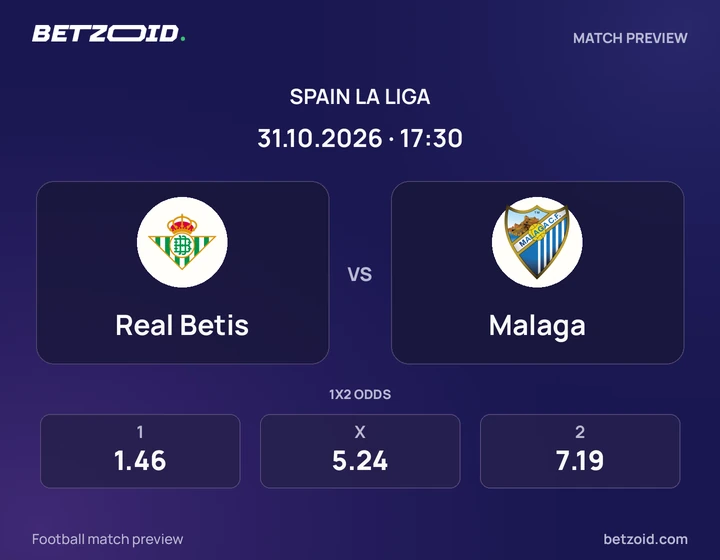 Real Betis vs. Malaga Real Betis vs. Malaga: imagen del partido de La Liga.