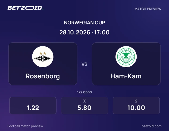 Rosenborg – HamKam Rosenborg – HamKam: kampbilde for NM i fotball.