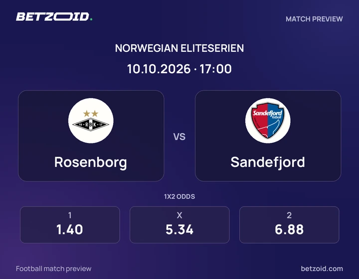 Rosenborg – Sandefjord Rosenborg – Sandefjord: kampbilde for Eliteserien.