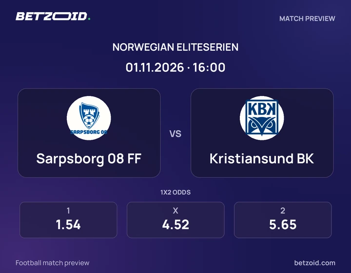 Sarpsborg 08 FF – Kristiansund BK Sarpsborg 08 FF – Kristiansund BK: kampbilde for Eliteserien.
