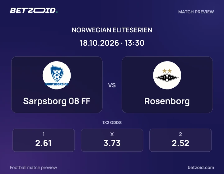 Sarpsborg 08 FF – Rosenborg Sarpsborg 08 FF – Rosenborg: kampbilde for Eliteserien.