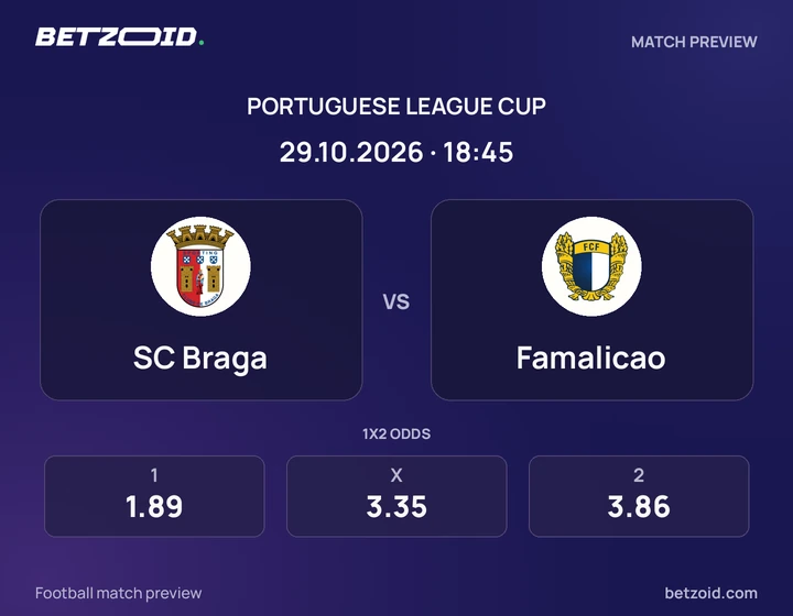 SC Braga – Famalicão SC Braga – Famalicão: imagem do jogo em Taça da Liga.