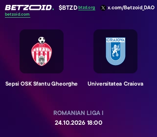Sepsi OSK Sfantu Gheorghe - Universitatea Craiova