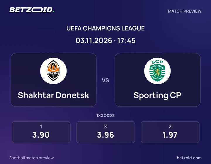 Shakhtar Donetsk – Sporting CP Shakhtar Donetsk – Sporting CP: imagem do jogo em Liga dos Campeões.