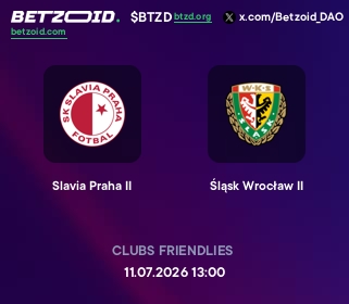Slavia Praha II - Śląsk Wrocław II