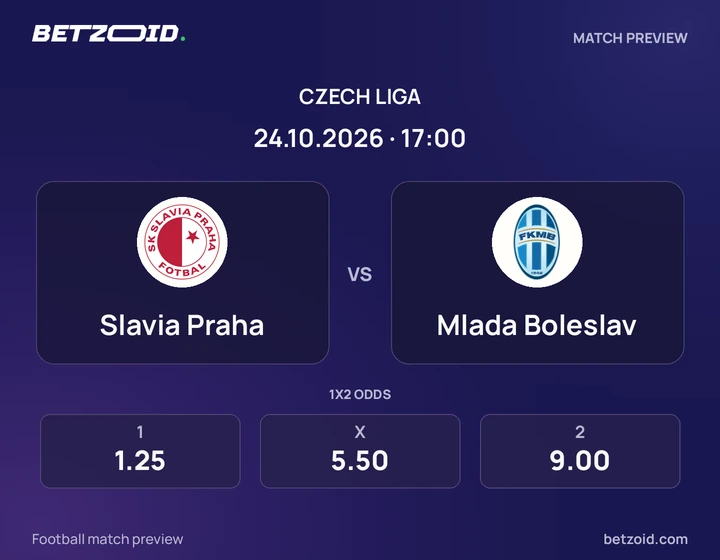Slavia Praha – Mlada Boleslav Slavia Praha – Mlada Boleslav: obrázek k utkání v soutěži Česká liga.