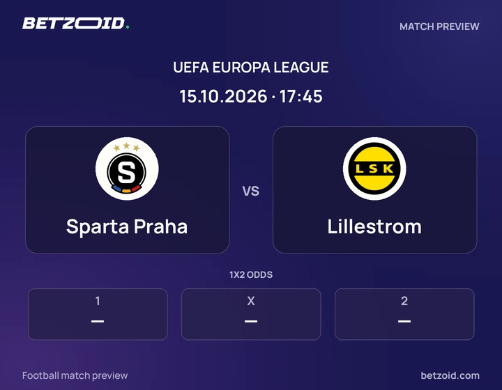 Sparta Praha - Lillestrom Sparta Praha vs Lillestrom: UEFA Europa League match preview with team badges and kick-off details.