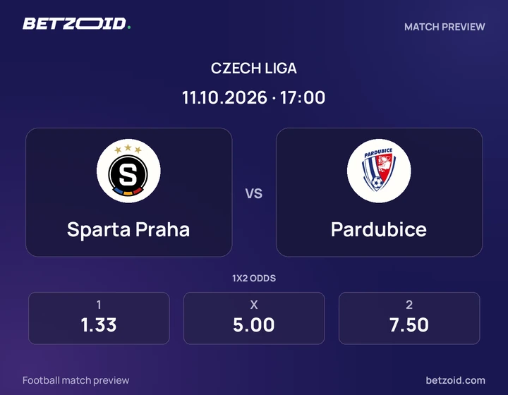 Sparta Praha – Pardubice Sparta Praha – Pardubice: obrázek k utkání v soutěži Česká liga.