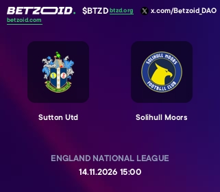 Sutton Utd - Solihull Moors