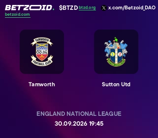 Tamworth - Sutton Utd