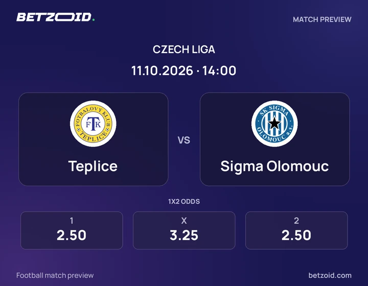 Teplice – Sigma Olomouc Teplice – Sigma Olomouc: obrázek k utkání v soutěži Česká liga.