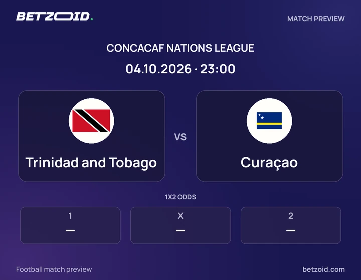 Trinidad and Tobago vs Curaçao: CONCACAF Nations League match preview with team badges and kick-off details.