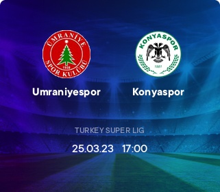 Umraniyespor - Konyaspor
