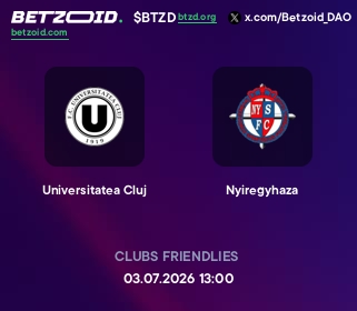 Universitatea Cluj - Nyiregyhaza