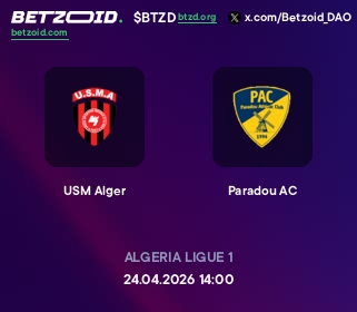USM Alger - Paradou AC