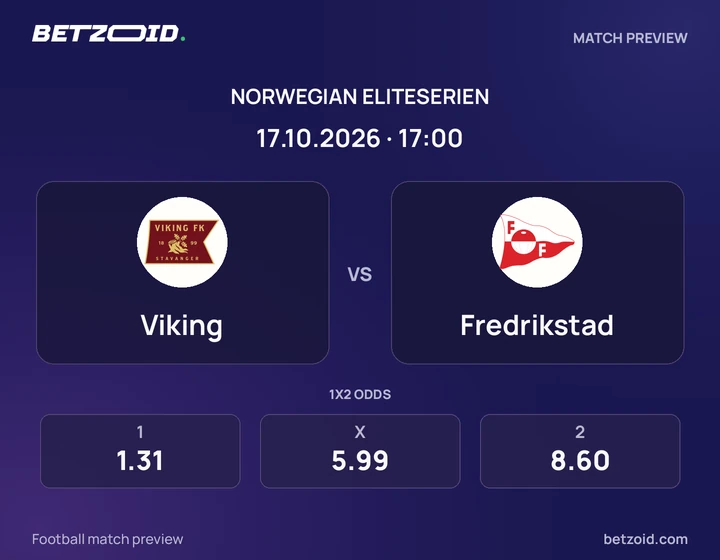 Viking – Fredrikstad Viking – Fredrikstad: kampbilde for Eliteserien.