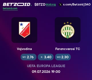 Vojvodina - Ferencvarosi TC