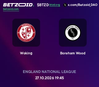 Woking - Boreham Wood