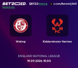 Woking - Kidderminster Harriers