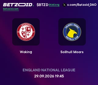 Woking - Solihull Moors