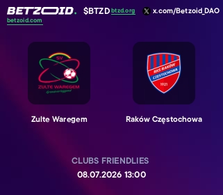 Zulte Waregem - Raków Częstochowa