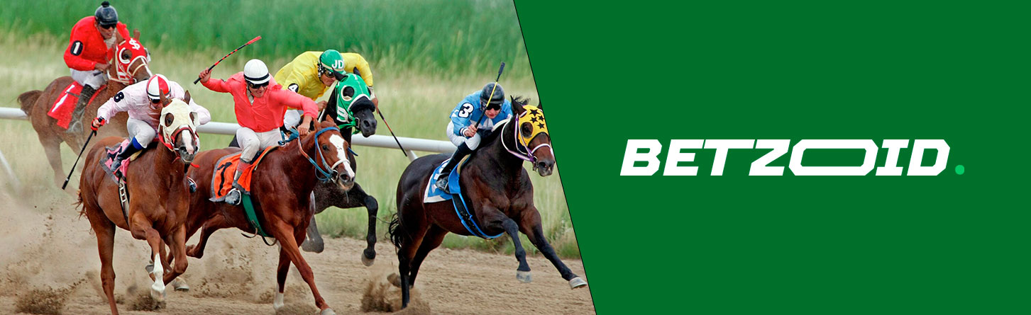 Betzoid logo with horse racing competitions.