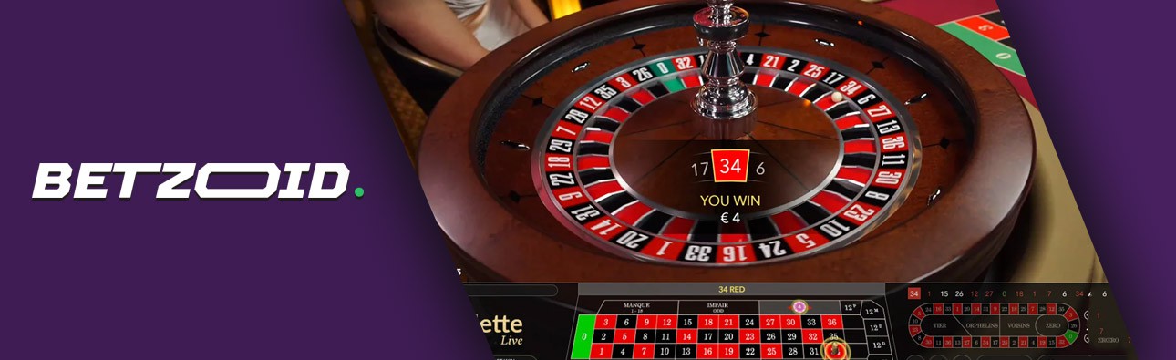 Live roulette in online casino in Australia.