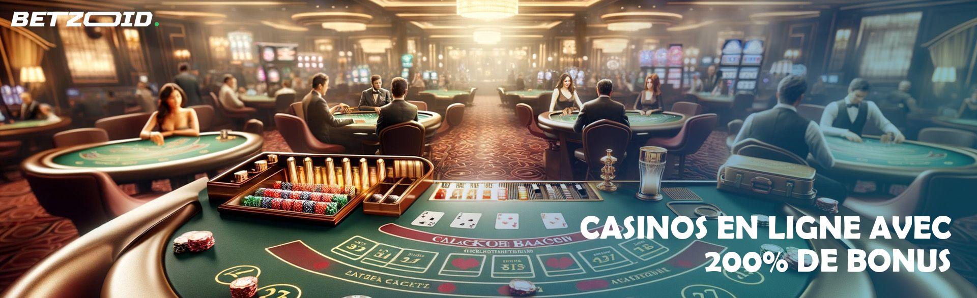 Casinos en Ligne avec 200% de Bonus.