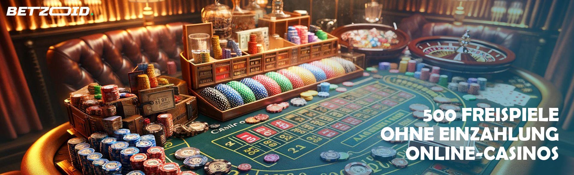 500 Freispiele ohne Einzahlung Online-Casinos.
