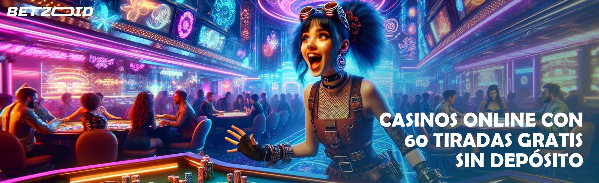 Casinos Online con 60 Tiradas Gratis sin Depósito.