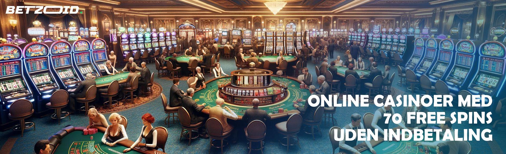 Online Casinoer med 70 Free Spins uden Indbetaling.