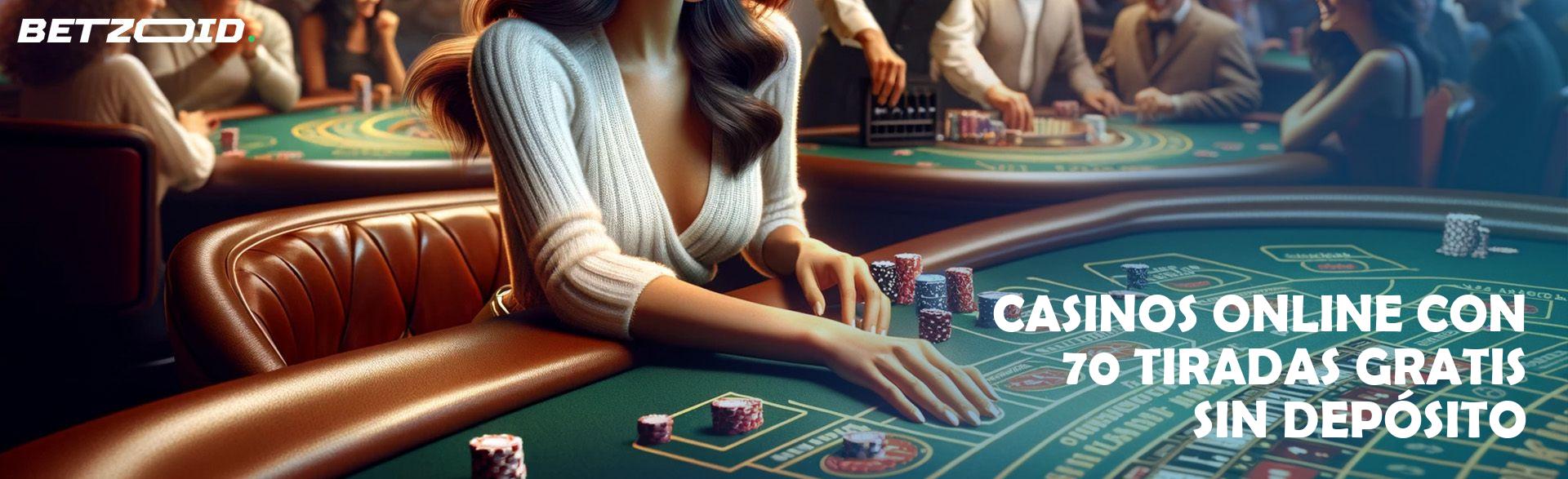 Casinos Online con 70 Tiradas Gratis sin Depósito.