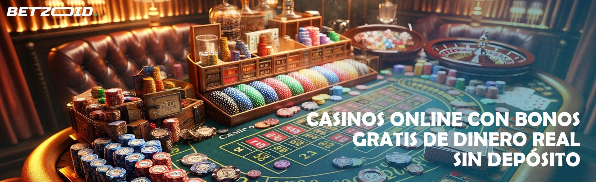 Casinos Online con Bonos Gratis de Dinero Real sin Depósito.