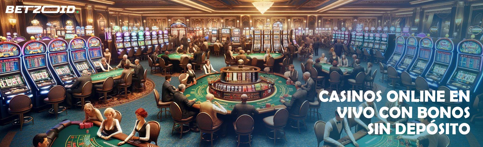 Casinos Online En Vivo con Bonos sin Depósito.