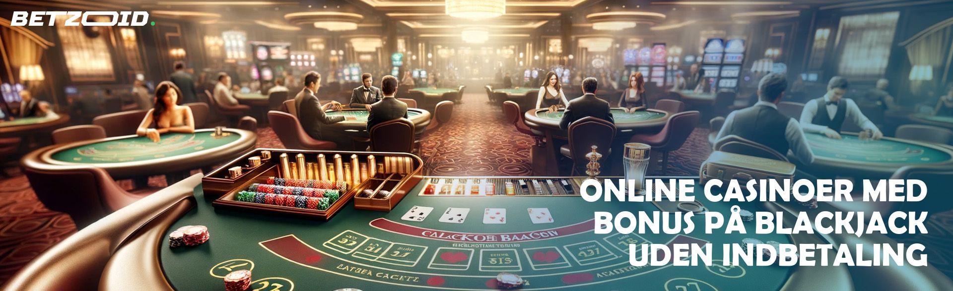 Online Casinoer med Bonus på Blackjack uden Indbetaling.