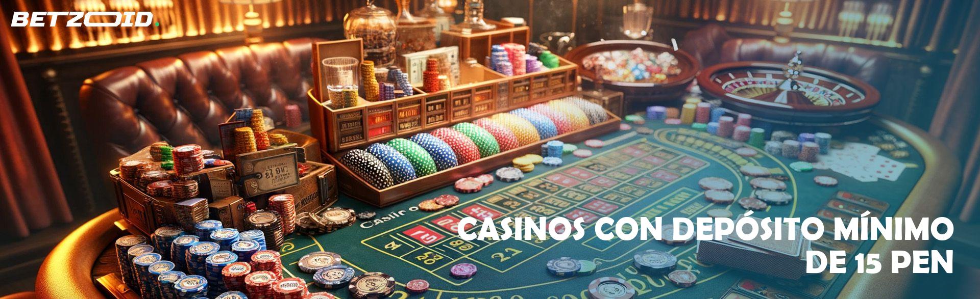 Casinos con Depósito Mínimo de 15 PEN.